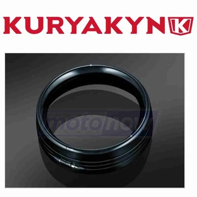Kuryakyn Headlight Trim Ring for 1989-2013 Harley Davidson FLHTCU Electra yf Foto 1 de 4