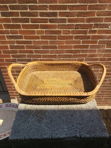 Pampered Chef Woven Selections Woven Serving Basket Casserole Tray 11" x 16" - Picture 1 of 12
