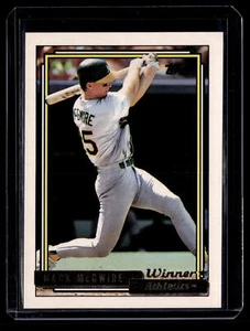 1992 Topps Mark McGwire #450 Oakland As Gold - Picture 1 of 2