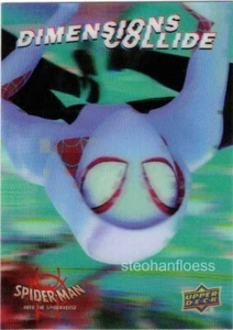 Spider-Man into the Spider-verse lenticolare collisione dimensioni DC-24 Spider-Gwen - Foto 1 di 1