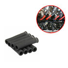 Black 8Pcs 1200° Spark Plug Wire Boots Heat Shield Protector Sleeve Sbc Bbc