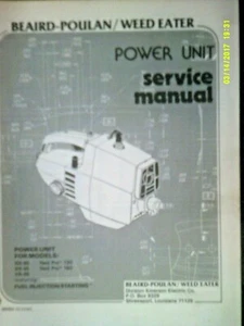 Shop Used Beaird-Poulan / Weedeater Trimmer Power Unit Service Manual (See Note) - Picture 1 of 2
