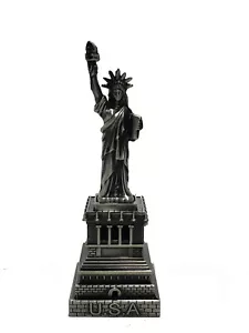 1 PC NEW NYC LADY LIBERTY NEW YORK CITY 6" METAL CAST STATUE OF LIBERTY 48581 - Picture 1 of 2
