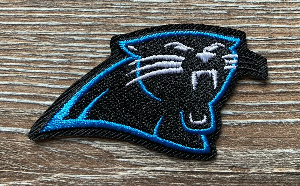 MARKENLOS NFL Carolina Panthers PATCH Aufnäher Bügelbild American Football US Team Sport