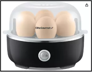 EGC115B Easy Egg Cooker Electric 7-Egg Capacity, Soft, Medium, Hard-Boiled Egg C - Picture 1 of 5