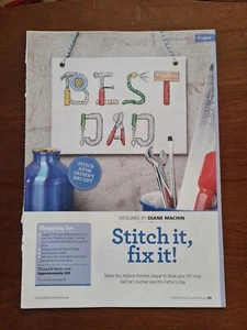 Stitch It, Fix It! Werkzeugkasten ABC Alphabet Kreuzstichmuster, nur Muster - Bild 1 von 5