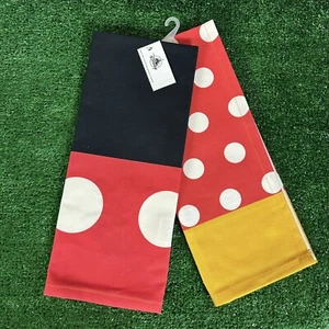 Disney Parks Mouse Wares Mickey und Minnie Geschirrtuch Set H12 - Bild 1 von 4