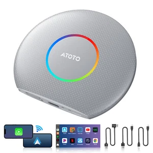 ATOTO Android 13 Inalámbrico Carplay Multimedia AI BOX TODAS LAS APLICACIONES 4GB RAM Adaptador 64G - Imagen 1 de 9