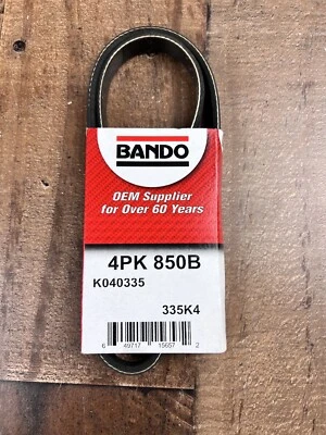 Cinturón Bando 4PK850B para Hyundai, Kia Dodge Neon, Mazda, Volkswagen, Audi, Metro Foto 1 de 4