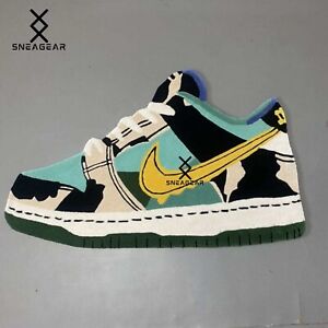 SB Dunk Low Ben & Jerry's Chunky Dunky Hand Tufted Rug , Home Decor , Sneakers