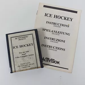 Ice Hockey Atari 2600 Cart Game & Manual Only Tested Working - Picture 1 of 4