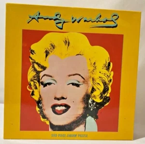Marilyn Monroe 1964 Andy Warhol 550 Piece Jigsaw Puzzle NEW SEALED UNOPENED - Picture 1 of 9