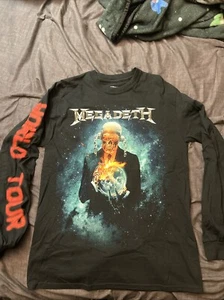 Megadeth Tour Long Sleeve Medium Shirt - Bild 1 von 4