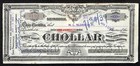 Chollar Gold Silver Mining Company San Francisco 1927 certificat boursier #6192