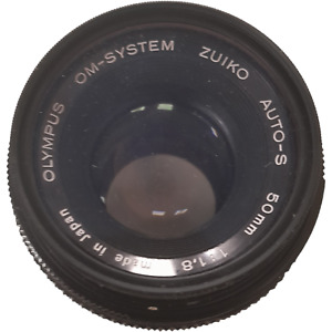 Olympus Om-System G.Zuiko Auto-S 50Mm F/1.4 Camera Lens Mechanically Working