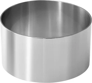 Zenker Dessert-/Vorspeisenring-Set, 3/6,6 X 4,6 Cm, 2 Stück Aus Edelstahl, Silbe - Bild 1 von 6