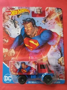 2021 Hot Wheels DC Comics “Superman” ‘88 Mercedes Unimog w/ Real Riders 3/5 - Picture 1 of 2