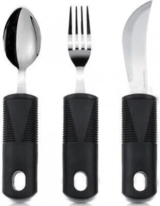 Adaptive Spoon Cutlery for Parkinsons Utensils Hand Tremor Silverware Ergonomic - Picture 1 of 9