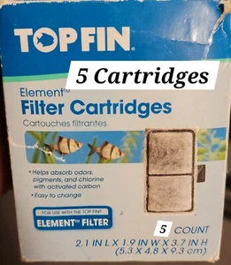 Cartuchos de filtro de aleta superior, solo 5 CARTUCHOS, CAJA ABIERTA PERO ES NUEVO - Imagen 1 de 2