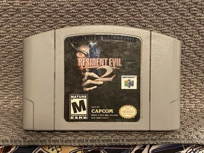 Resident Evil 2 (Nintendo 64, 1999) Authentic Cart Only - Image 1 of 4