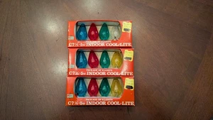 12 NOS Kmart C-7 1/2 Indoor Cool Lite Transparent 5 W Multicolor Lampen Getestet - Bild 1 von 5