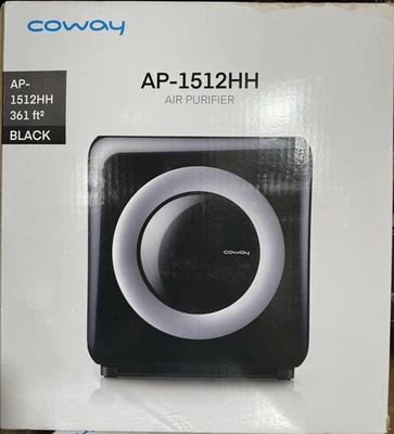Purificador de aire Coway Airmega AP-1512HH — 361 pies cuadrados negro nuevo Foto 1 de 3