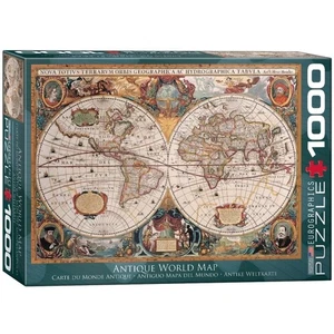 EG60001997 - Eurographics Puzzle 1000 Pc - Antique World Map - Picture 1 of 1