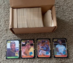 1987 DONRUSS LEAF BASEBALL COMPLETE SET - BO JACKSON BARRY BONDS GREG MADDUX ++ - Picture 1 of 4