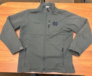 Notre Dame Fighting Irish Columbia Med grau Softshell Fleece gefüttert Zip Jacke - Bild 1 von 11