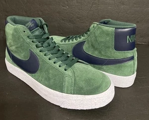 Sz 10 - NIKE SB ZOOM BLAZER MID ‘NOBLE GREEN’ MEN’S NEW - Picture 1 of 13