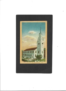 RHODE ISLAND "View of Trinity Church, gebaut 1726, Newport" UNBENUTZT ohne Schrift - Bild 1 von 2