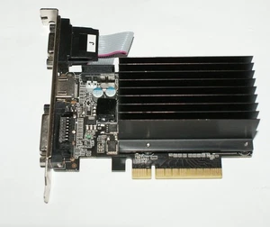 Palit NVIDIA GT710 2GB Silent PCIE VGA/DVI/HDMI Full Height Graphics Card - Picture 1 of 3