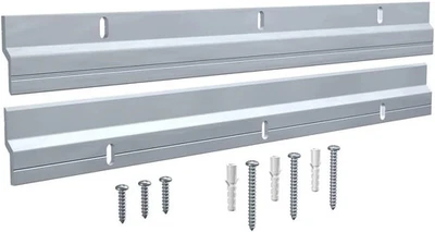 ARTITEQ Fixation murale Z-BAR - 400 mm - Argent aluminium - 3