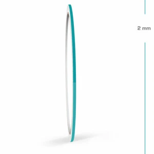 Zierstreifen 2mm 10 Meter Türkis Glänzend Glanz Auto Boot Motorrad Wohnmobil - Bild 1 von 5