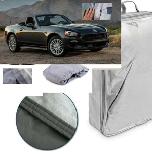 TELO COPRIAUTO TELATO FELPATO PER FIAT 124 SPIDER ANNO 2019 IMPERMEABILE ANTIGRA - Foto 1 di 12