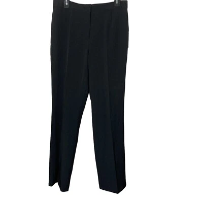 Le Suit Pants Womens Size 8 Black Career Dress - Image 1 of 4