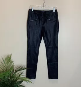 NWOT…NYDJ faux leather ponte leggings $118 Size 2 - Picture 1 of 8