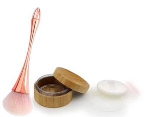 1Pcs 30ml/1Oz Empty Loose Powder Container and 1Pcs Make-Up Powder Brush - Picture 1 of 9