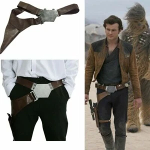 Accessoires cosplay ceinture en cuir PU Xcoser Han Solo Holste The Force Awakens - Photo 1 sur 12