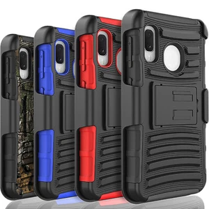 Für Samsung Galaxy A01 Handyhülle, Gürtelclip Abdeckung + Hartglas Schutz - Bild 1 von 35