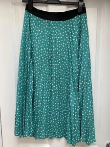 Debenhams redherring Women’s Skirt, Green floral mix, Size 12 - Picture 1 of 8
