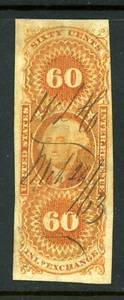 R64a 60c Entrate Imperforate 1862-71 Emissione 2D16 33 - Foto 1 di 2
