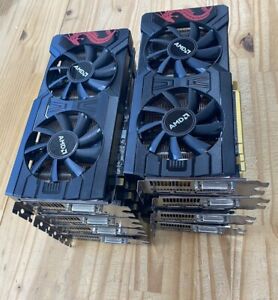 LOT 8x Carte Graphique Power Color AMD RX 470 4 Go Red Dragon Radeon - Occasion