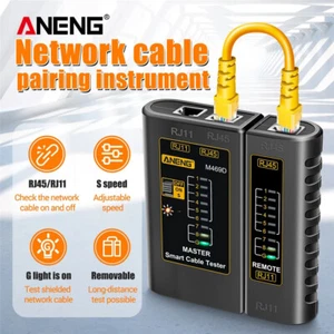 RJ45 Network Cable Tester CAT5e CAT6 RJ11 Ethernet LAN PC Wire Lead Testing Tool - Picture 1 of 8