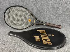 プリンス プロ ヴィンテージ オーバーサイズ テニス ラケット 4 1/4" カバー OS 付き 状態良好!