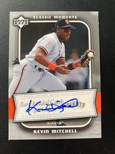 2005 Upper Deck KEVIN MITCHELL #CM-KM - Classic Moments - Auto Giants