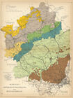MIDDLESEX HERTFORDSHIRE BEDFORDSHIRE & BUCKS Geological. STANFORD 1904 old map