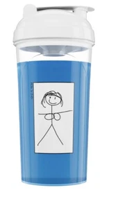 GamerSupps GG Waifu Cup Stick Figure Waifu Limited Edition Shaker Cup ON HAND - Picture 1 of 4