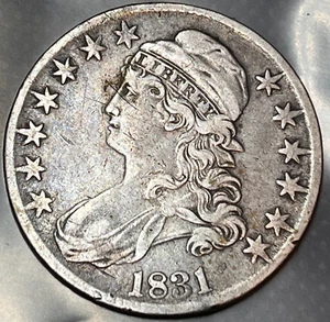 1831 HALF DOLLAR CAPPED BUST 50C #836 - Bild 1 von 7