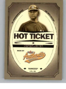 2005 Fleer Authentix Hot Ticket #1 Derek Jeter (ref 144672) - Picture 1 of 2